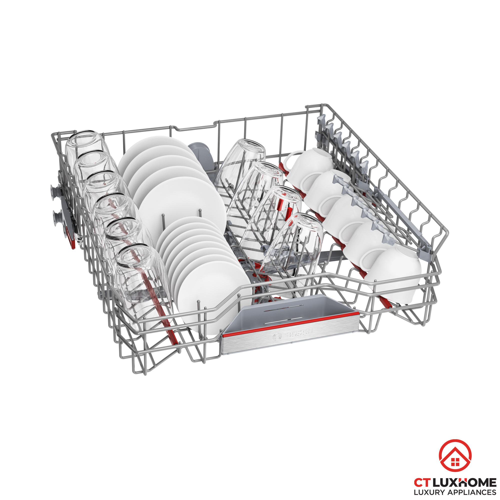 MÁY RỬA BÁT BÁN ÂM BOSCH SMI4EDS13E SERIE 4 SẤY HÉ CỬA