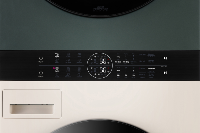 Tháp giặt sấy LG Inverter giặt 25 kg - sấy 17 kg WT2517NHEG