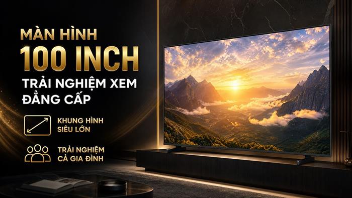 Tivi Mini LED Samsung AI 4K 100 inch UA100M90H