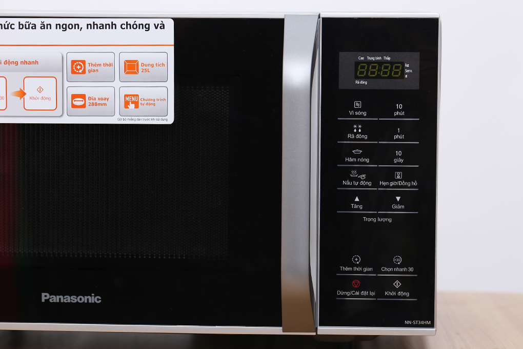 Lò vi sóng Panasonic NN-ST34HMYUE 25 lít - Chính Hãng