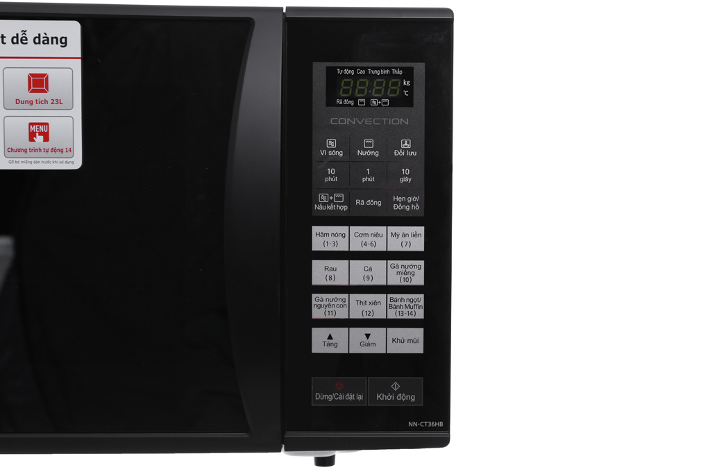 Lò vi sóng có nướng Panasonic NN-CT36HBYUE 23 lít - Chính hãng