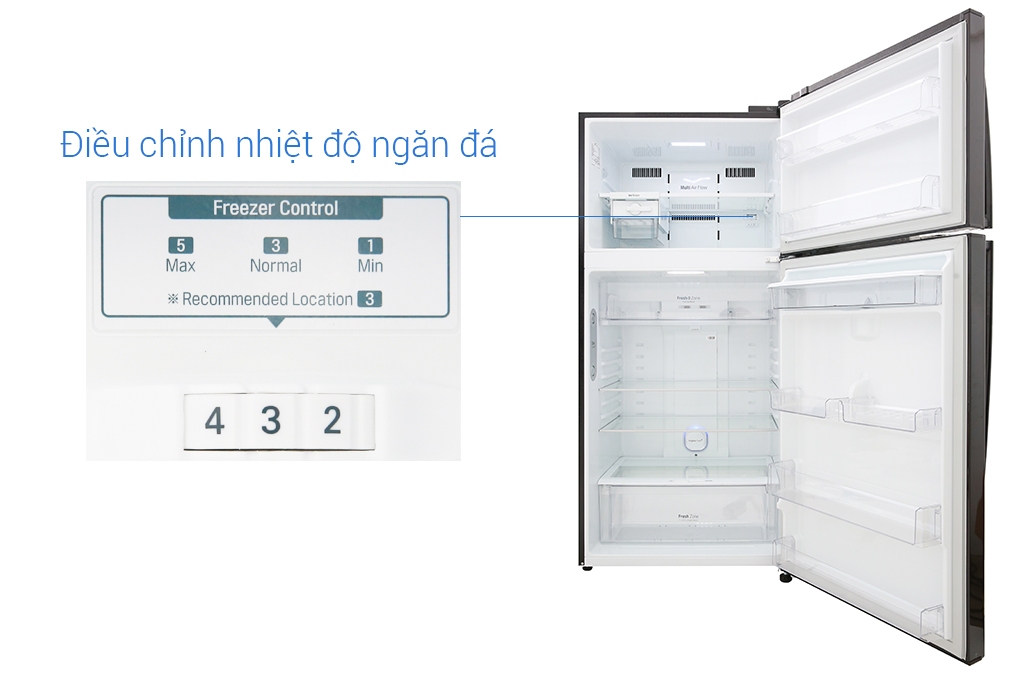 Tủ lạnh LG GN-D602BL Inverter 475 lít - Chính hãng