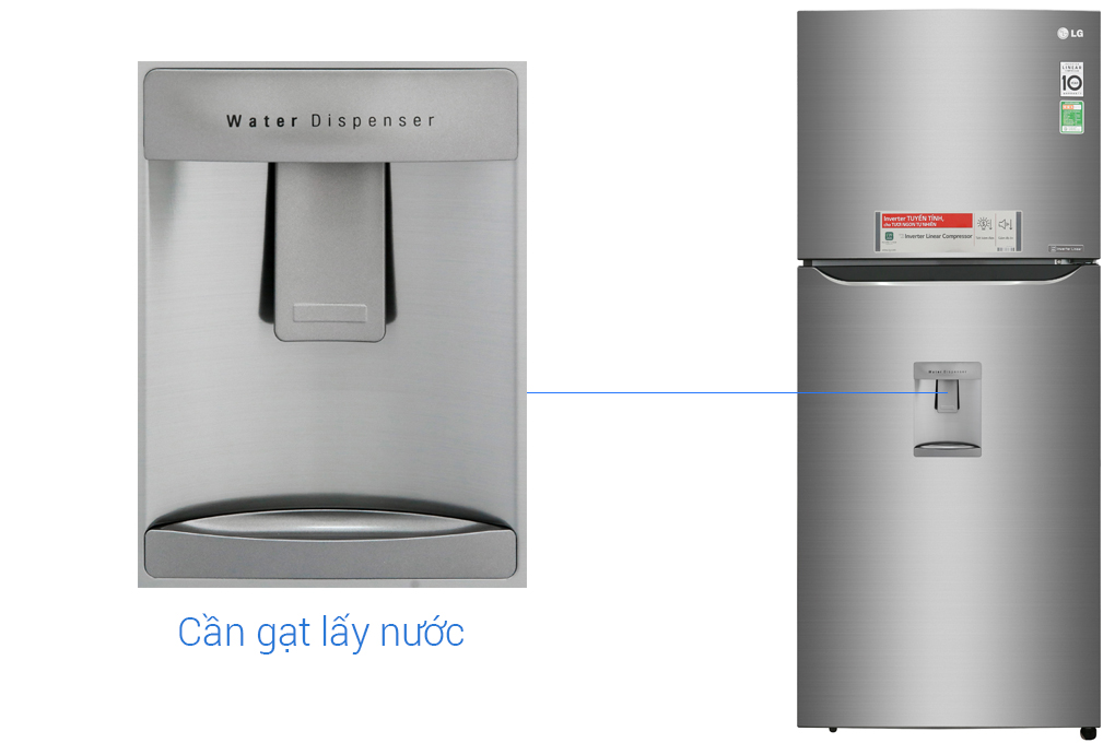 Tủ lạnh LG Inverter 393 lít GN-D422PS