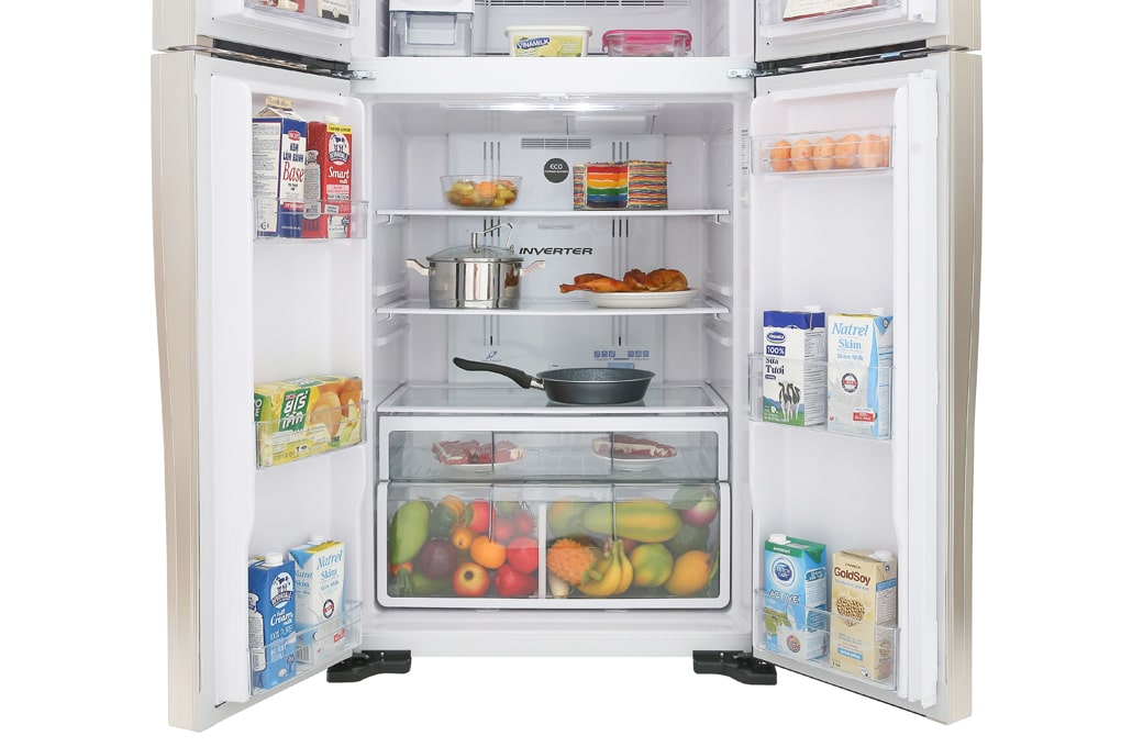 Tủ lạnh Hitachi R-FW650PGV8 GBK Inverter 509 lít - Chính hãng