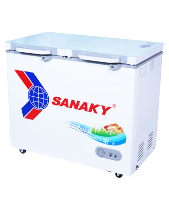 Tủ đông Sanaky 250 lít 2 cánh 2 ngăn VH-2599W2K