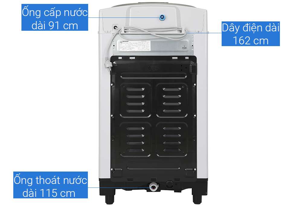 Máy giặt Sharp ES-W90PV-H lồng đứng 9kg - Chính hãng