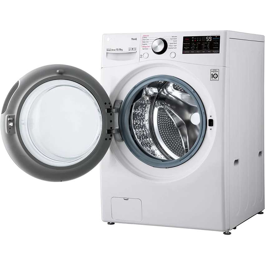 Máy giặt sấy LG F2515RTGW Inverter 15kg/8kg - Chính hãng