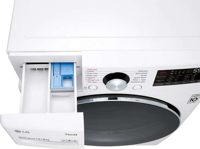 Máy giặt sấy LG F2515RTGW Inverter 15kg/8kg - Chính hãng