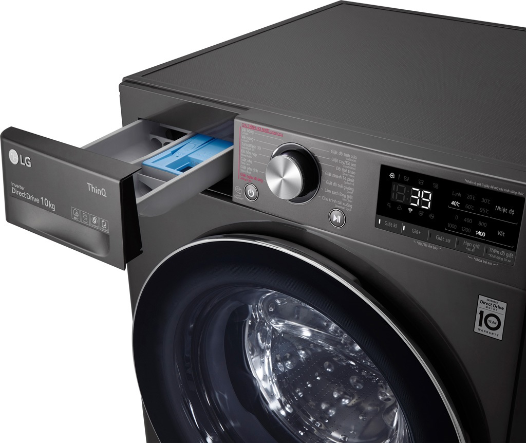 Máy giặt LG Inverter 10kg FV1410S3B - Chính hãng