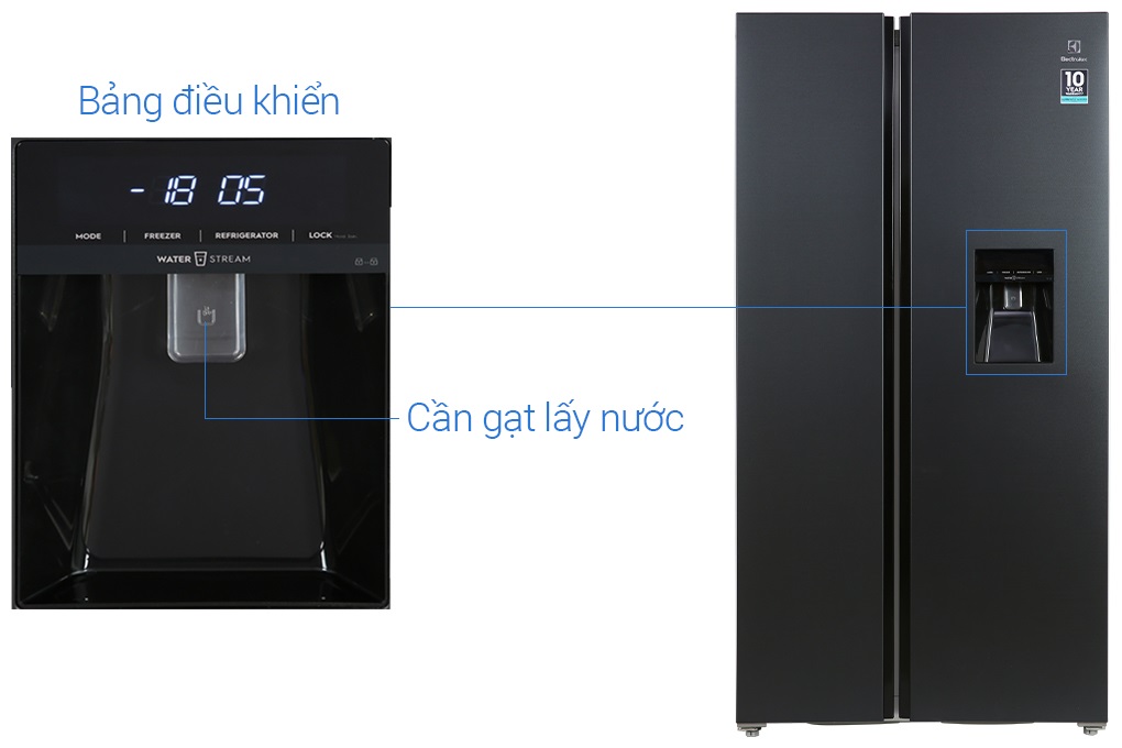 Tủ lạnh Electrolux Inverter 571 lít ESE6141A-BVN - Chính hãng