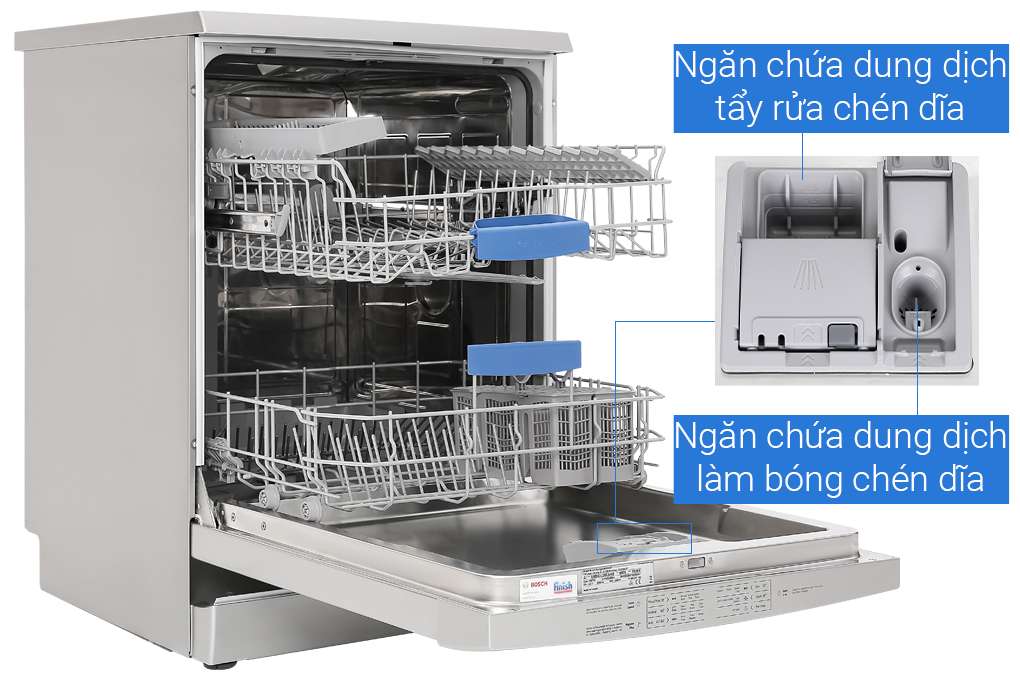 Máy rửa bát Bosch SMS63L08EA - Chính hãng