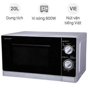 Lò Vi Sóng Cơ Không Nướng Sharp R-205VN-S 20 lít - Chính Hãng