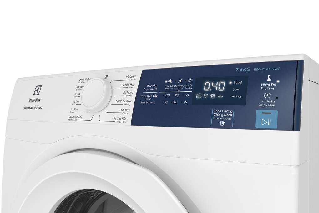 Máy sấy Electrolux 8.5kg EDV854J3WB - Chính hãng
