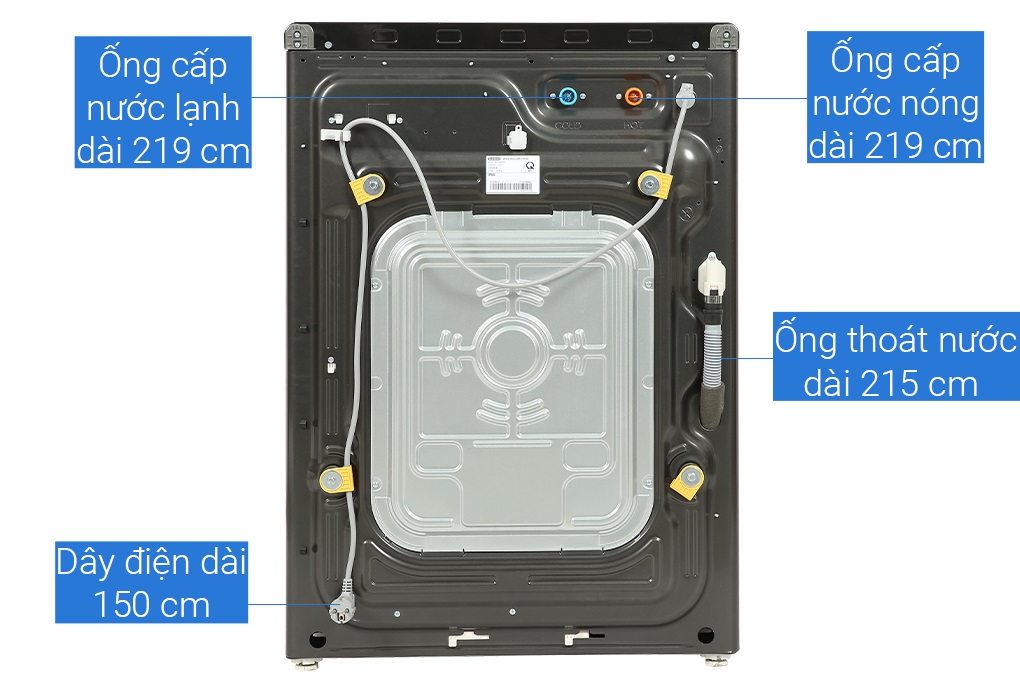 Máy giặt sấy Samsung Inverter 21kg/12kg WD21T6500GV/SV - Chính hãng