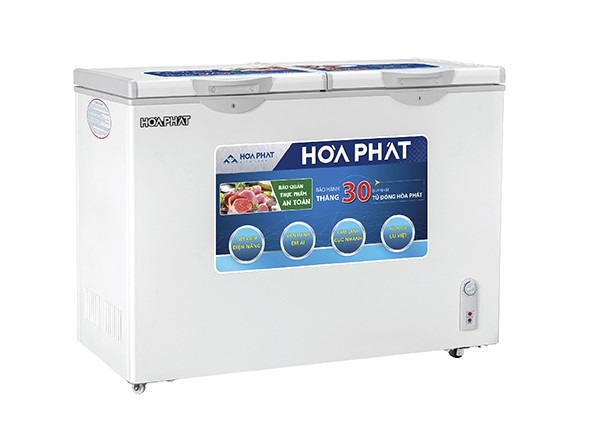 Tủ đông Hòa Phát 254 lít 2 ngăn HCF 606S2N2 - Dàn nhôm