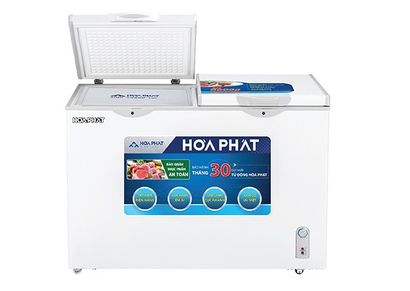 Tủ đông Hòa Phát 254 lít 2 ngăn HCF 606S2N2 - Dàn nhôm