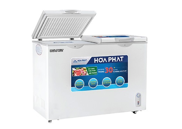 Tủ đông Hòa Phát 254 lít 2 ngăn HCF 606S2N2 - Dàn nhôm