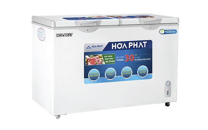 Tủ đông Hòa Phát Inverter 352 lít 1 ngăn HCFI 666S1Đ2 - Dàn đồng