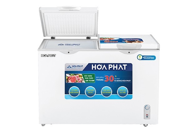 Tủ đông Hòa Phát 271 lít 2 ngăn HCF 656S2Đ2 - Dàn đồng