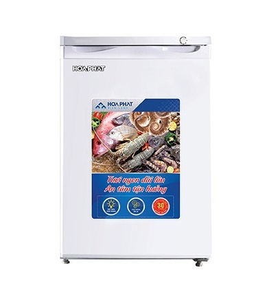Tủ đông Hòa Phát 106 lít HUF 300SR1 - Dàn hợp kim