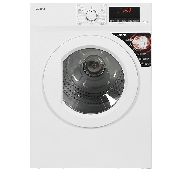 Máy sấy thông hơi Galanz 8 Kg DV-80T5C(W) - Chính hãng