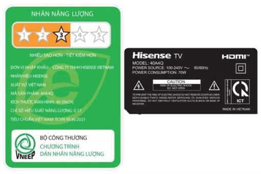 Smart Tivi Hisense FHD 40 inch 40A4Q
