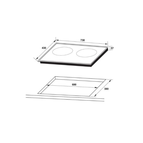 Bếp từ 2 vùng nấu Hafele HC-I3732A 536.61.736
