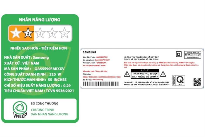 Smart Tivi OLED Samsung AI 4K 55 inch QA55S90F [ QA55S90FA ]