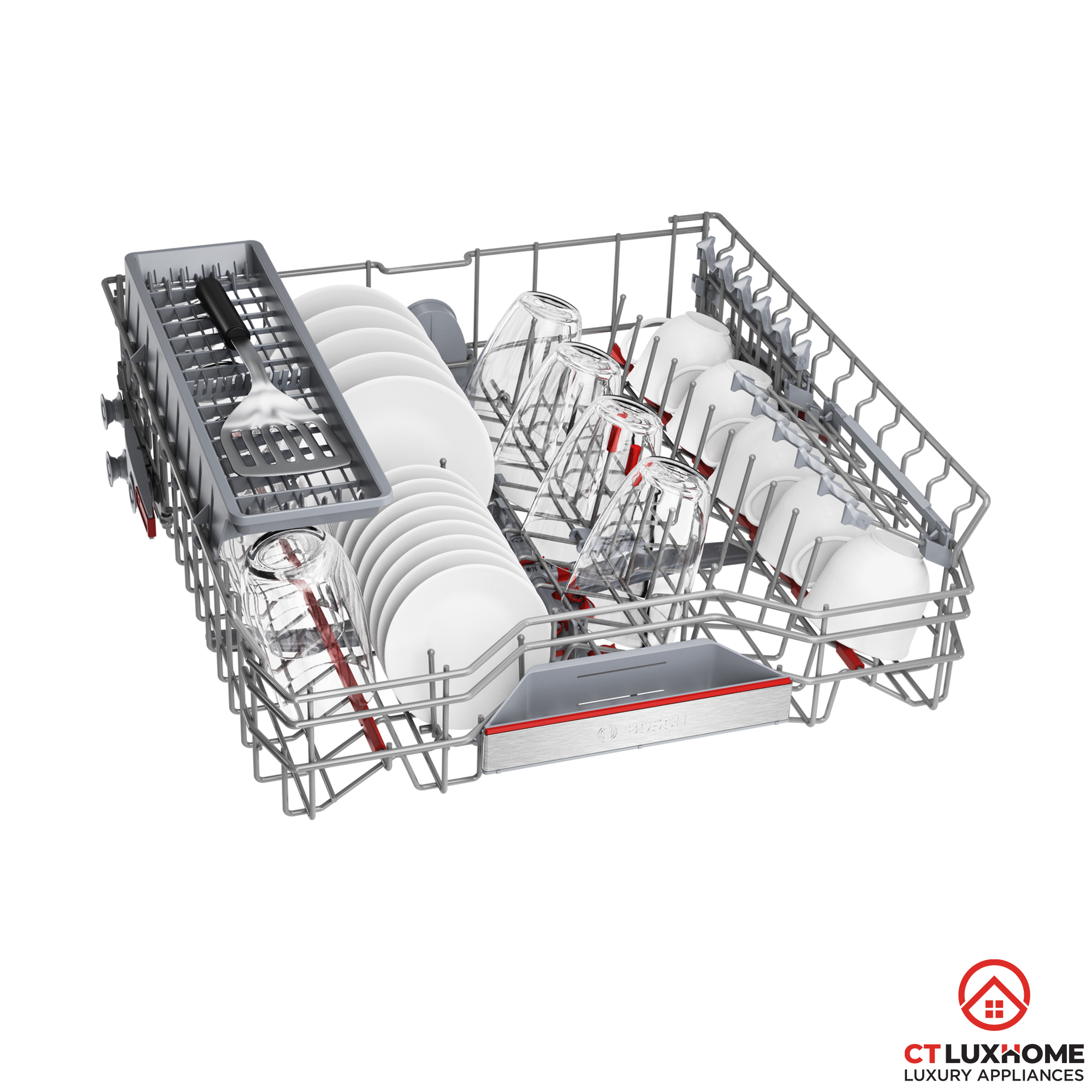 MÁY RỬA BÁT ÂM TỦ BOSCH SMV4EBX01D SERIE 4 13 BỘ