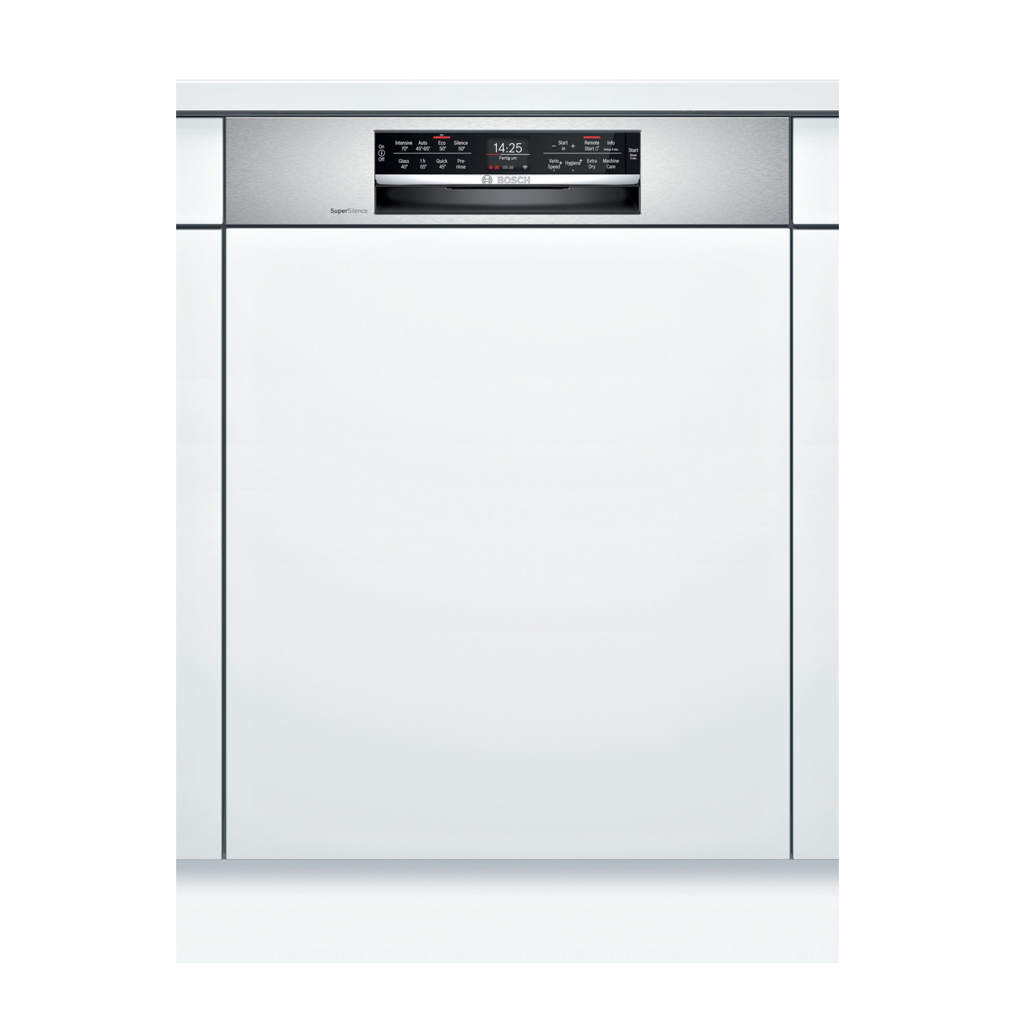 MÁY RỬA BÁT BÁN ÂM BOSCH SMI68NS06G SERIE 6 14 BỘ