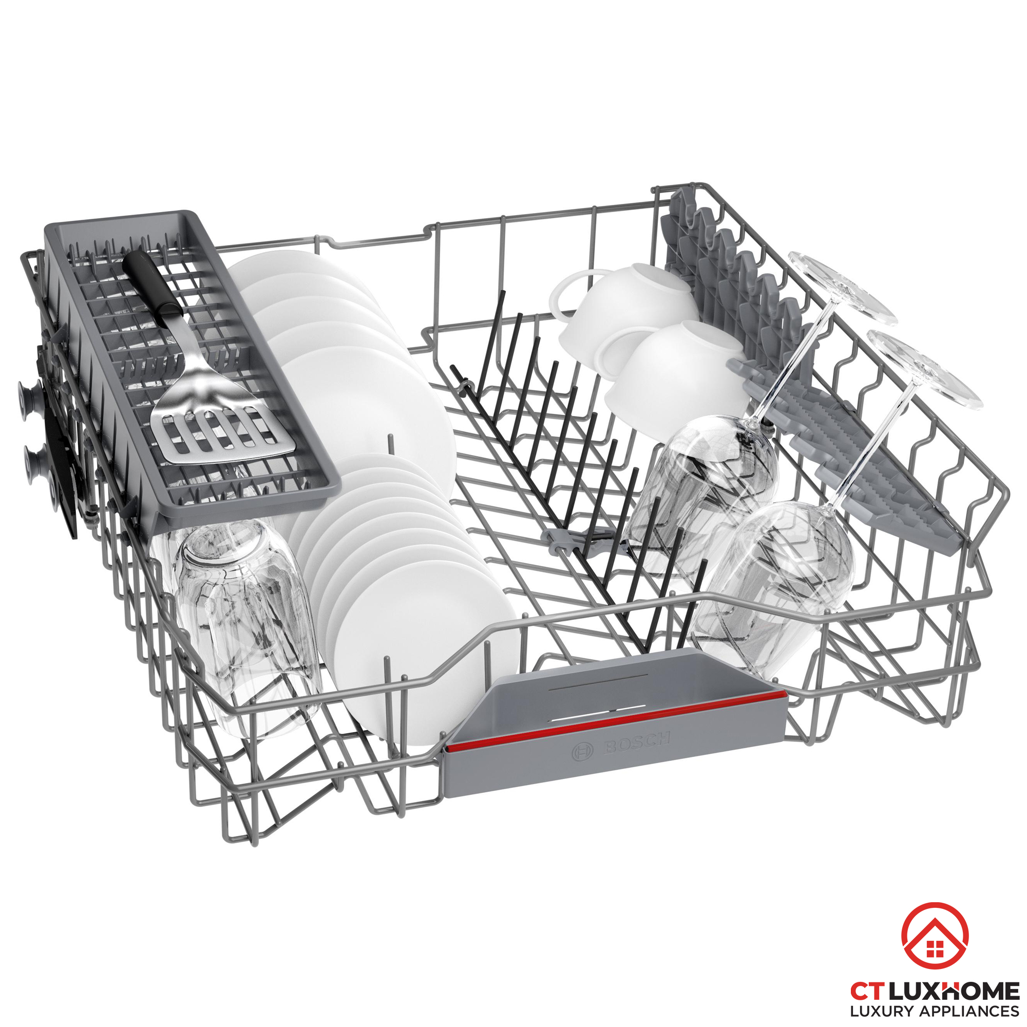 MÁY RỬA BÁT BOSCH ĐỘC LẬP SMS4HAW48E SERIE 4 13 BỘ