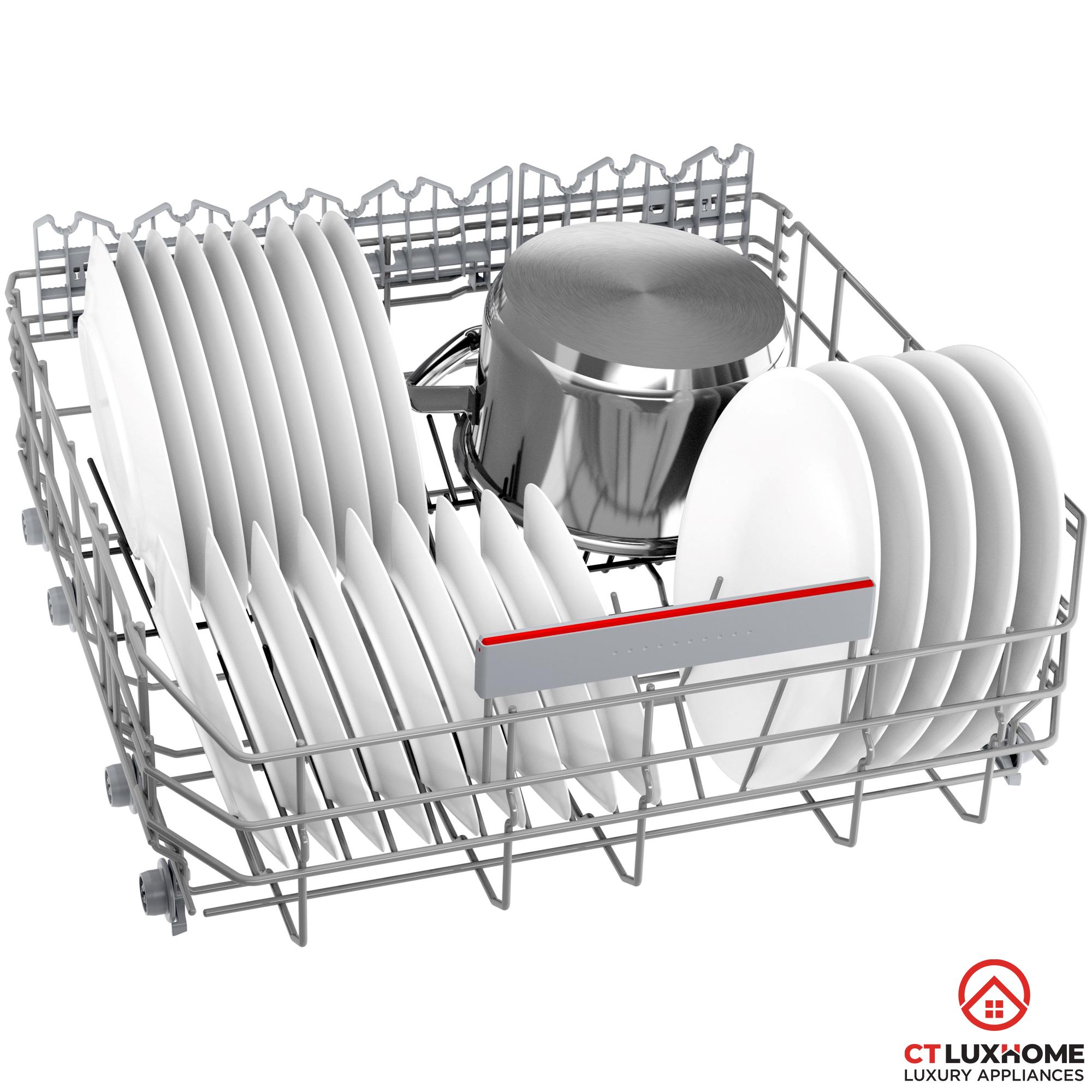 MÁY RỬA BÁT BOSCH ĐỘC LẬP SMS4ECI14E SERIE 4 SẤY HÉ CỬA