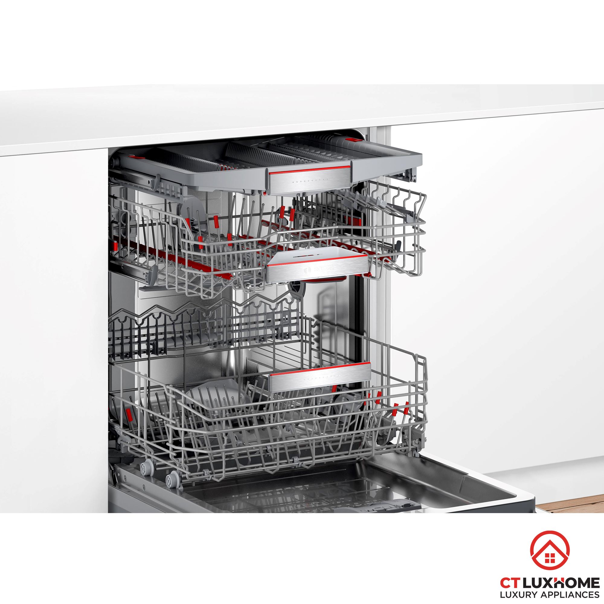 MÁY RỬA BÁT BOSCH ÂM TỦ SMV8YCX01E SERIE 8 SẤY ZEOLITH