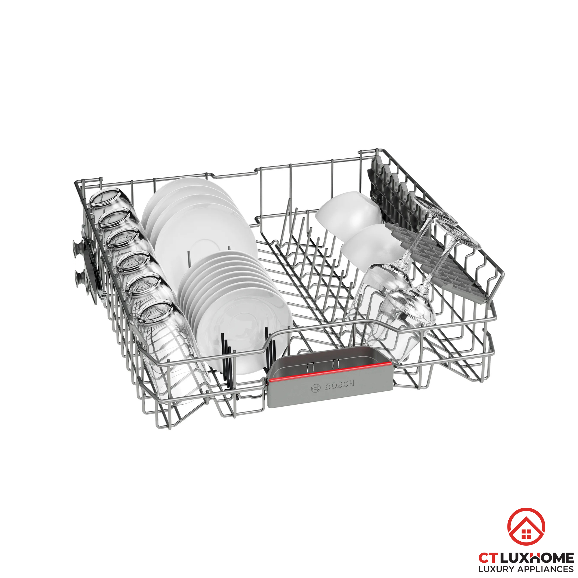 MÁY RỬA BÁT BÁN ÂM BOSCH SMI46KS01E SERIE 4 13 BỘ