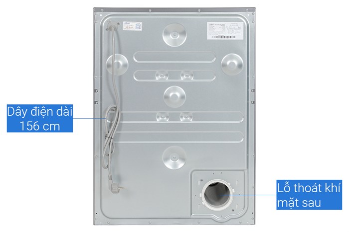 Máy sấy thông hơi Aqua 8 kg AQH-V800H.SS