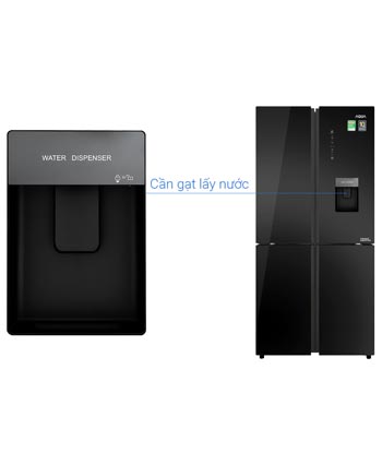 Tủ lạnh Aqua Inverter 456 lít AQR-IGW525EM (GB)