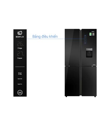 Tủ lạnh Aqua Inverter 456 lít AQR-IGW525EM (GB)