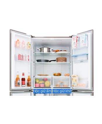 Tủ lạnh Aqua Inverter 456 lít AQR-IGW525EM (GB)