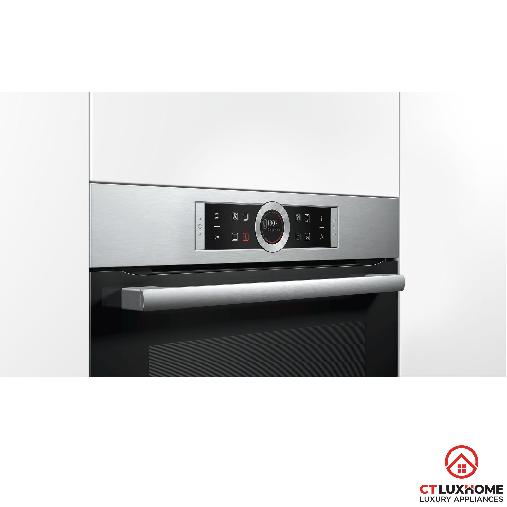 LÒ NƯỚNG ÂM TỦ BOSCH HBG635BS1 SERIE 8 71 LÍT ECOCLEAN