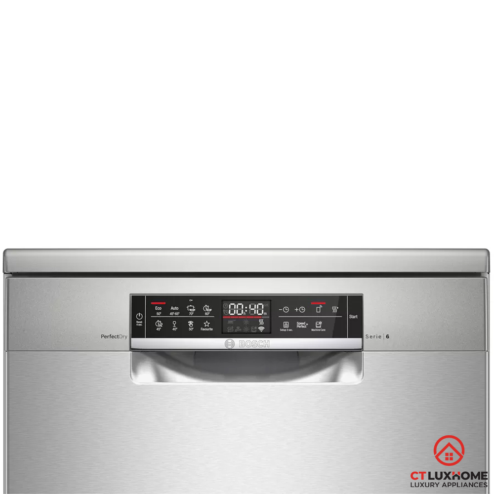 MÁY RỬA BÁT BOSCH ĐỘC LẬP SMS6ZCI42E SERIE 6 SẤY ZEOLITH 14 BỘ