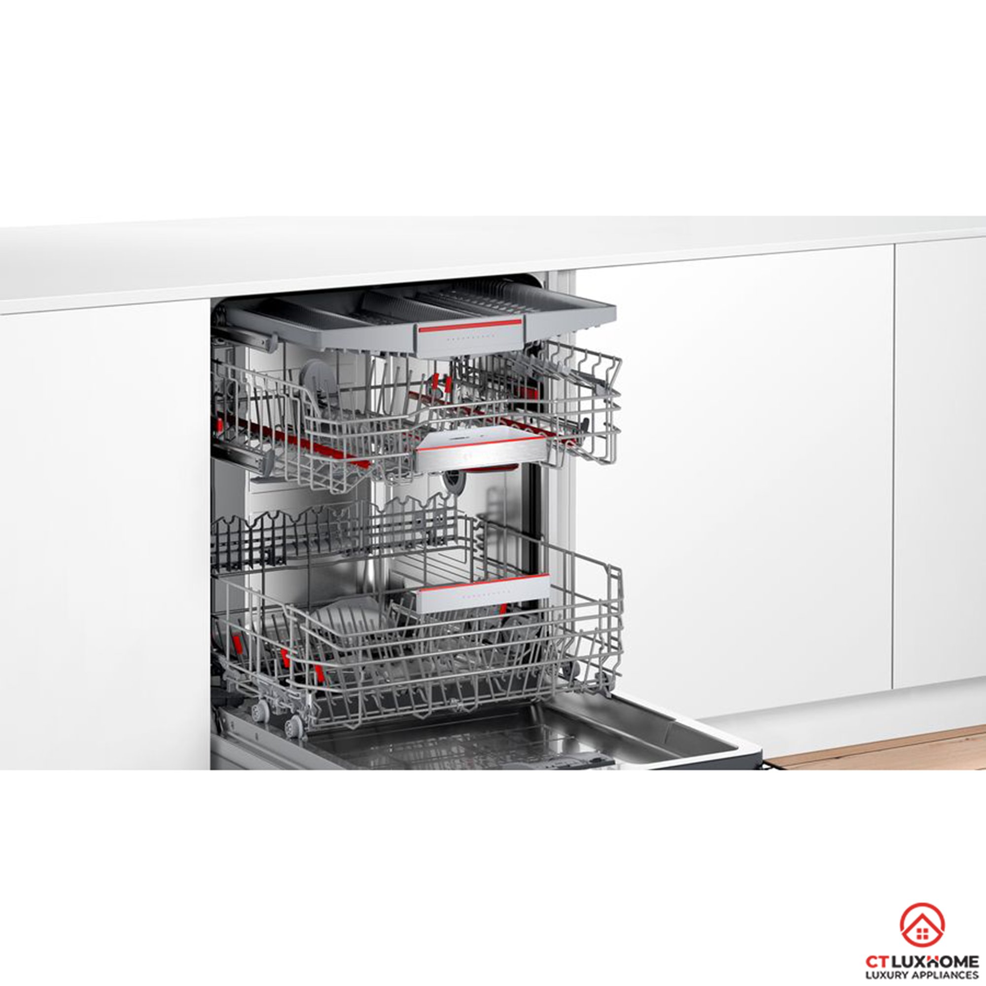 MÁY RỬA BÁT BOSCH BÁN ÂM SMI6ZCS07E SERIE 6 SẤY ZEOLITH