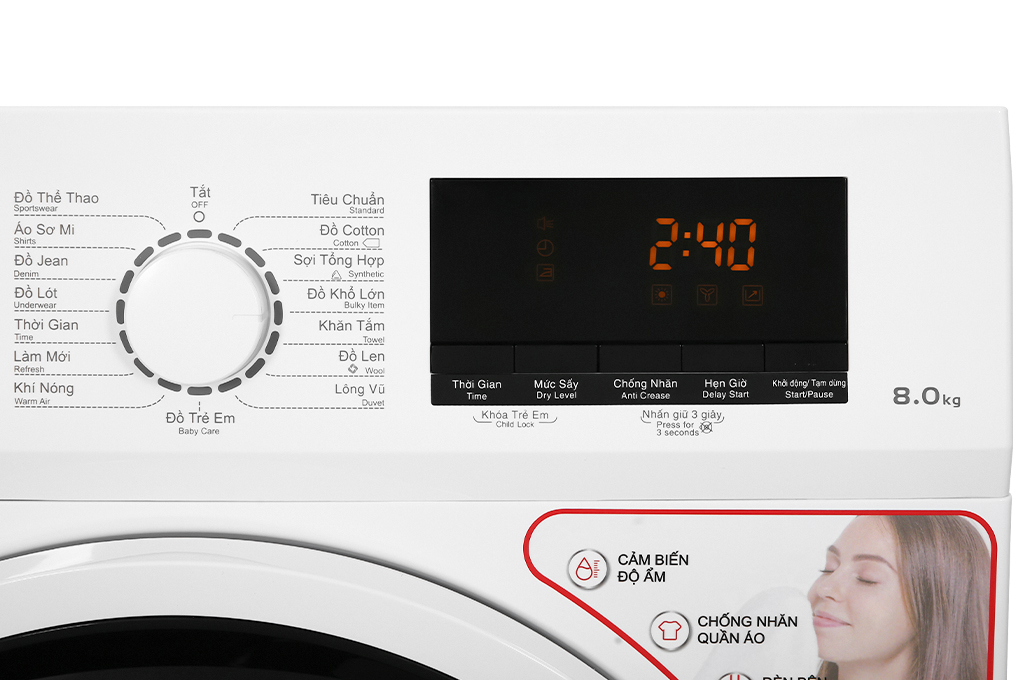 Máy sấy ngưng tụ Galanz 8 Kg DC-80S5C