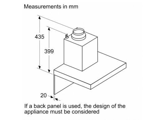 Máy hút mùi áp tường Bosch DWB97BK61T