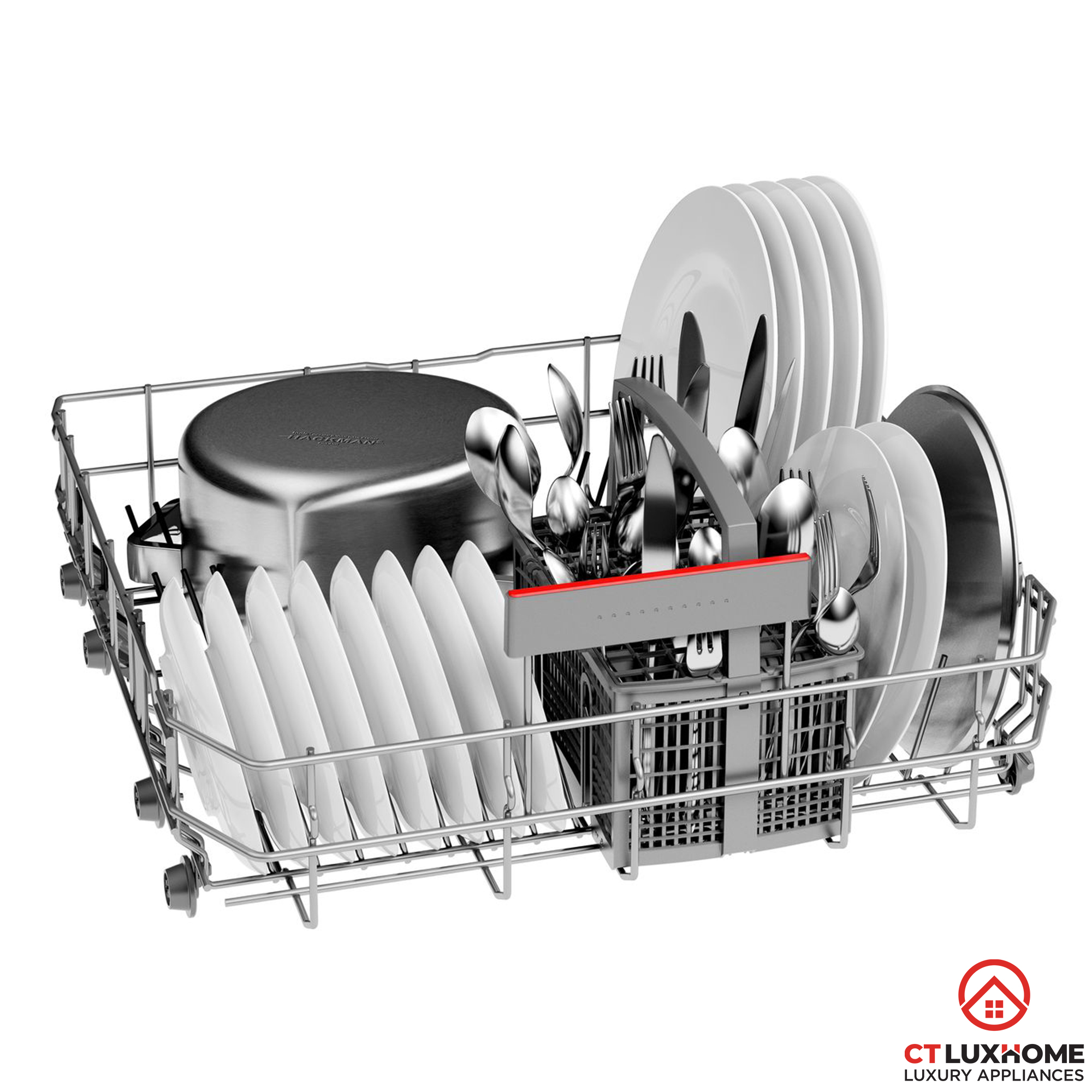 MÁY RỬA BÁT BOSCH ĐỘC LẬP SMS46GW01P SERIE 4 12 BỘ