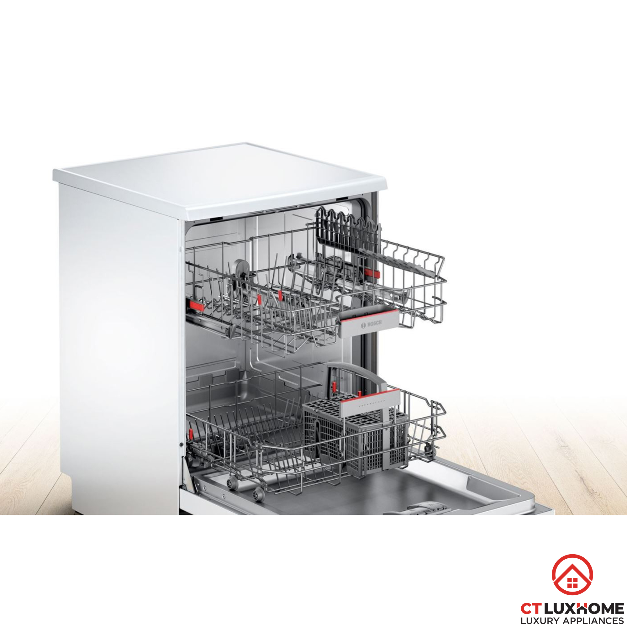 MÁY RỬA BÁT ĐỘC LẬP BOSCH SMS46GW04E SERIE 4 12 BỘ