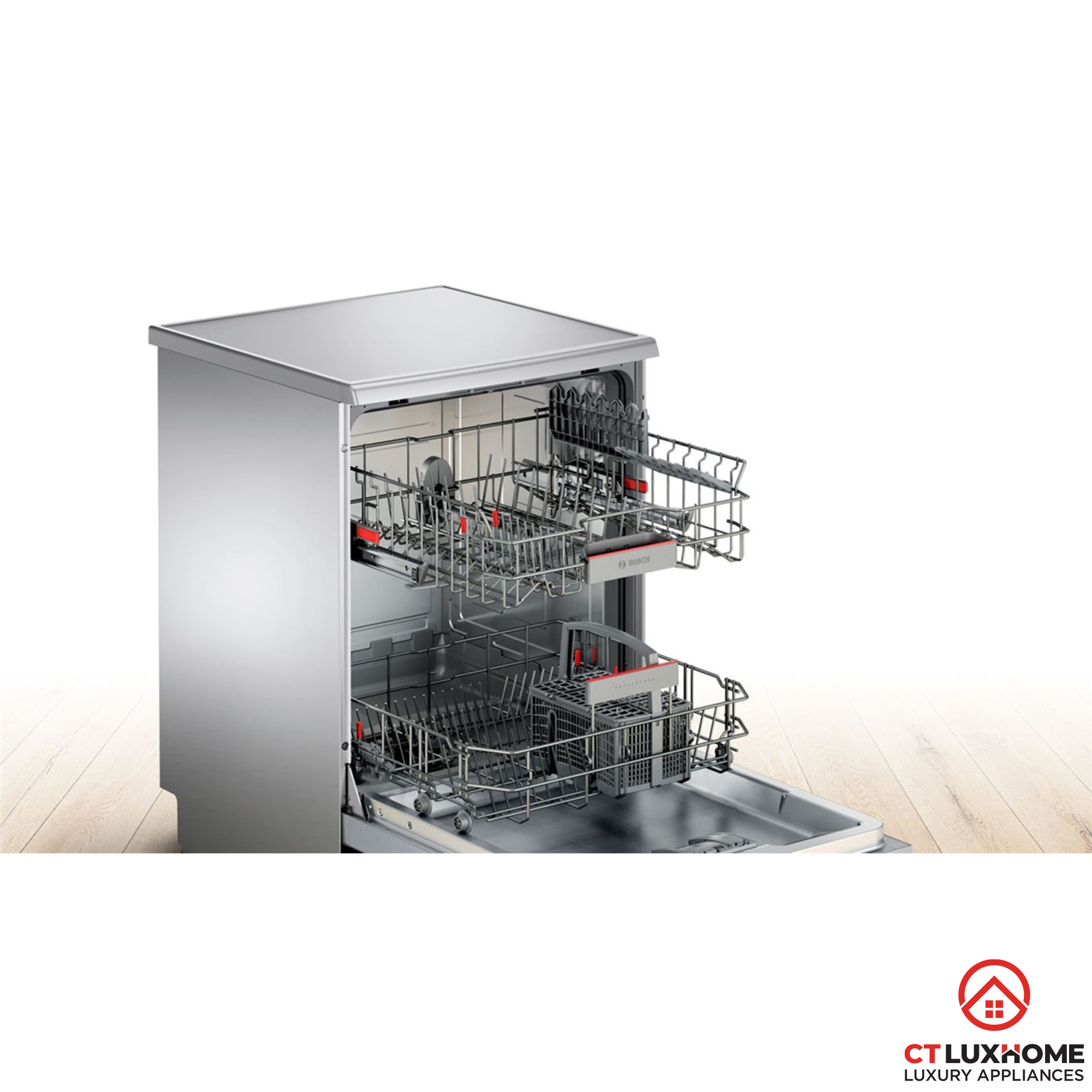 MÁY RỬA BÁT ĐỘC LẬP BOSCH SMS46HI04E SERIE 4 12 BỘ