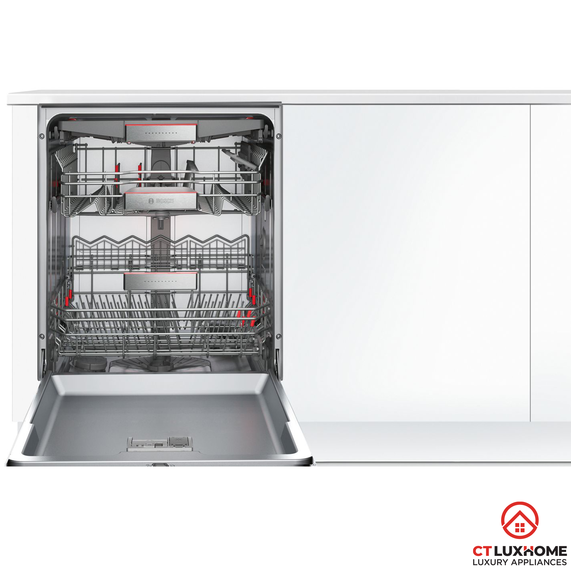 MÁY RỬA BÁT BOSCH BÁN ÂM SMU68TS02E SERIE 6 14 BỘ