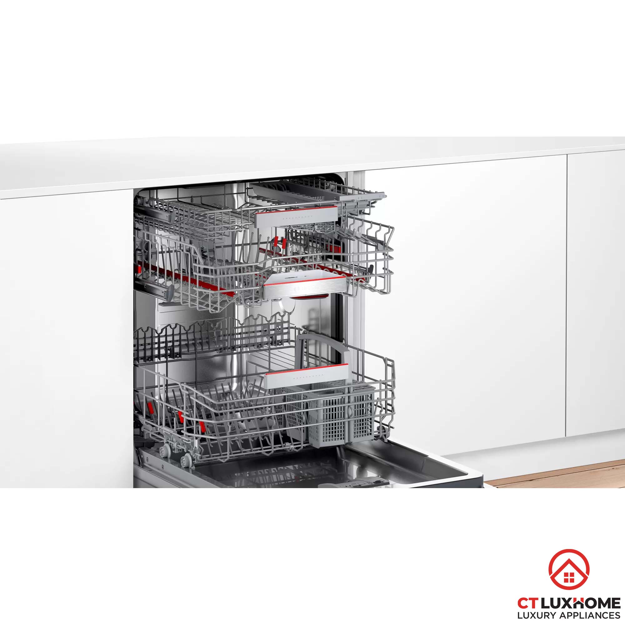 MÁY RỬA BÁT BOSCH BÁN ÂM SMI6EDS57E SERIE 6 13 BỘ