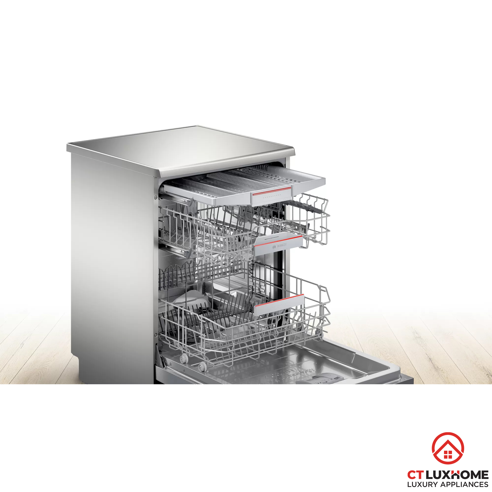 MÁY RỬA BÁT BOSCH ĐỘC LẬP SMS6ZCI00E SERIE 6 14 BỘ SẤY ZEOLITH