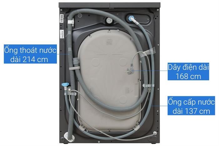 Máy giặt sấy Electrolux UltimateCare 700 Inverter giặt 11 kg - sấy 7 kg EWW1143R7SC